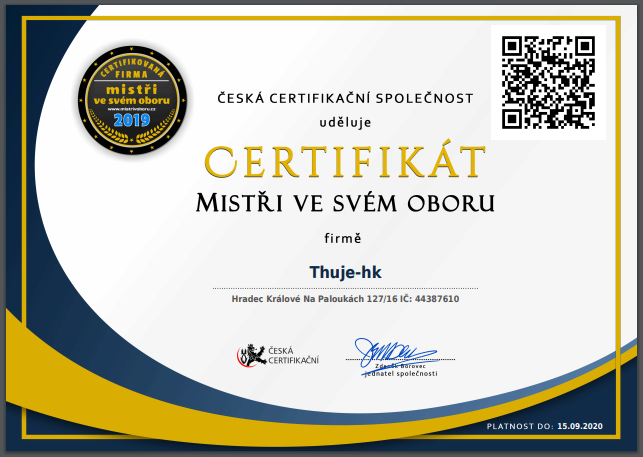 certifikat